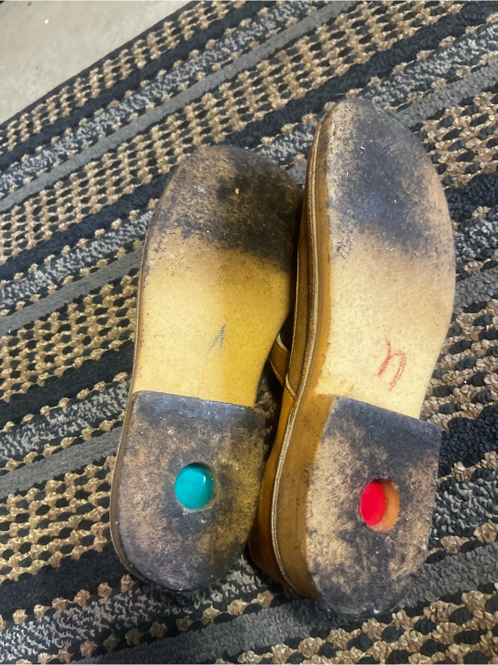 Kickers y2k Tan Mary Jane Leather Shoes - Picture 4 of 4